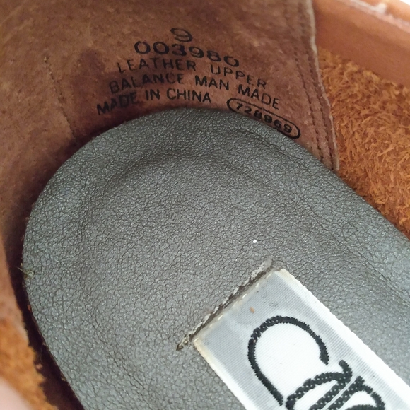 Cara Leigh Tan Leather Slip On Flat Shoes sz 9 - Picture 7 of 8